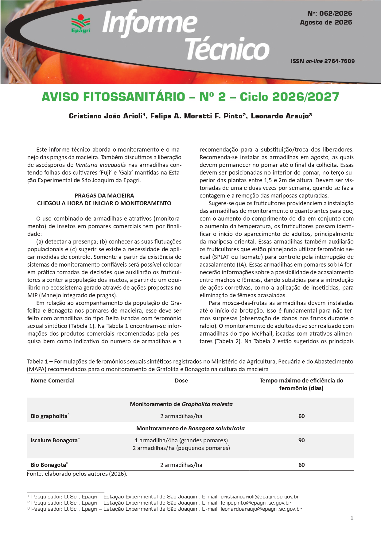 					Visualizar n. 62 (2026): Aviso fitossanitário – Nº 2 – Ciclo 2026/2027
				