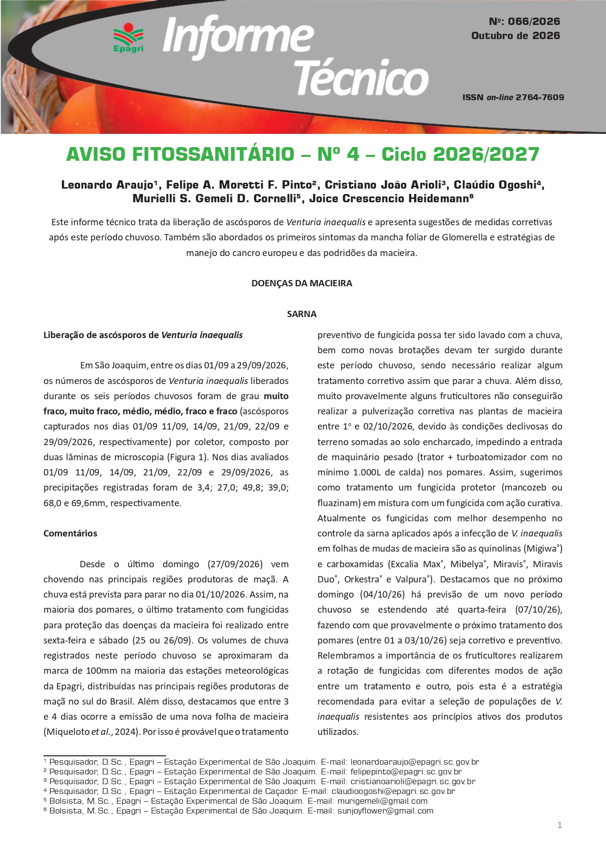 					Visualizar n. 66 (2026): Aviso fitossanitário – Nº 4 – Ciclo 2026/2027
				