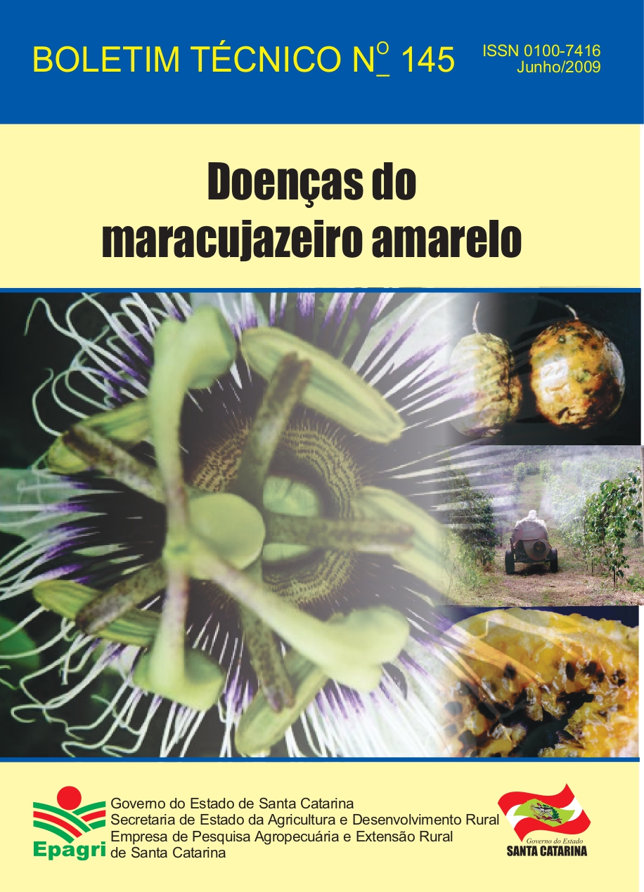 					Visualizar n. 145 (2009): Doenças do maracujazeiro amarelo
				