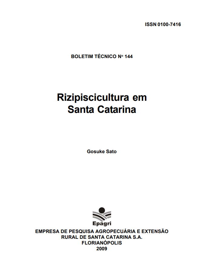 					Visualizar n. 144 (2009): Rizipiscicultura em Santa Catarina
				