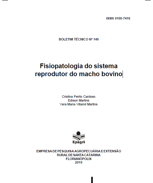 					Visualizar n. 149 (2010): Fisiopatologia do sistema reprodutor do macho bovino
				