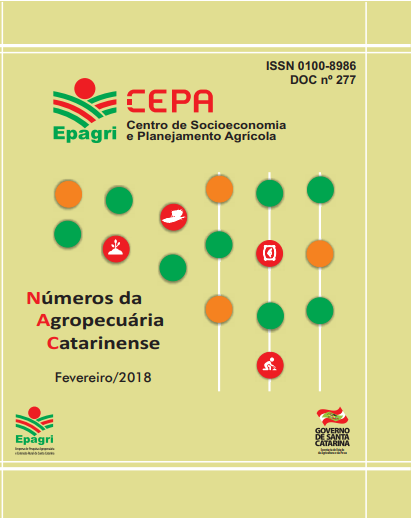					Visualizar n. 277 (2018): Números da agropecuária catarinense
				