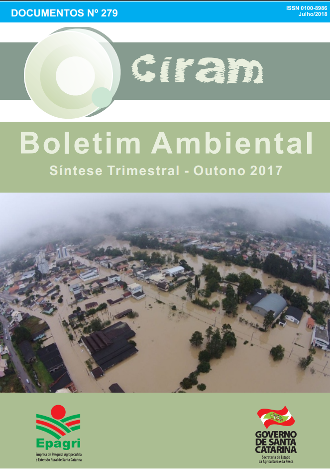 					Visualizar n. 279 (2018): Boletim Ambiental - Síntese Trimestral: Outono 2017
				