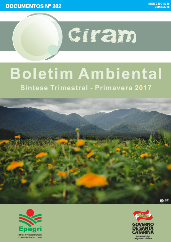 					Visualizar n. 282 (2018): Boletim  Ambiental - Síntese Trimestral: Primavera 2017
				