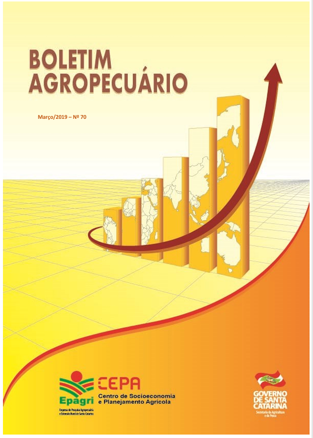 					Visualizar n. 287 (2019): BOLETIM AGROPECUÁRIO: Março 2019
				