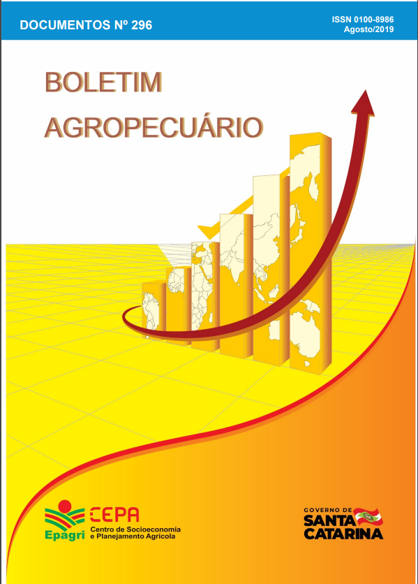 					Visualizar n. 296 (2019): Boletim Agropecuário: Agosto 2019
				