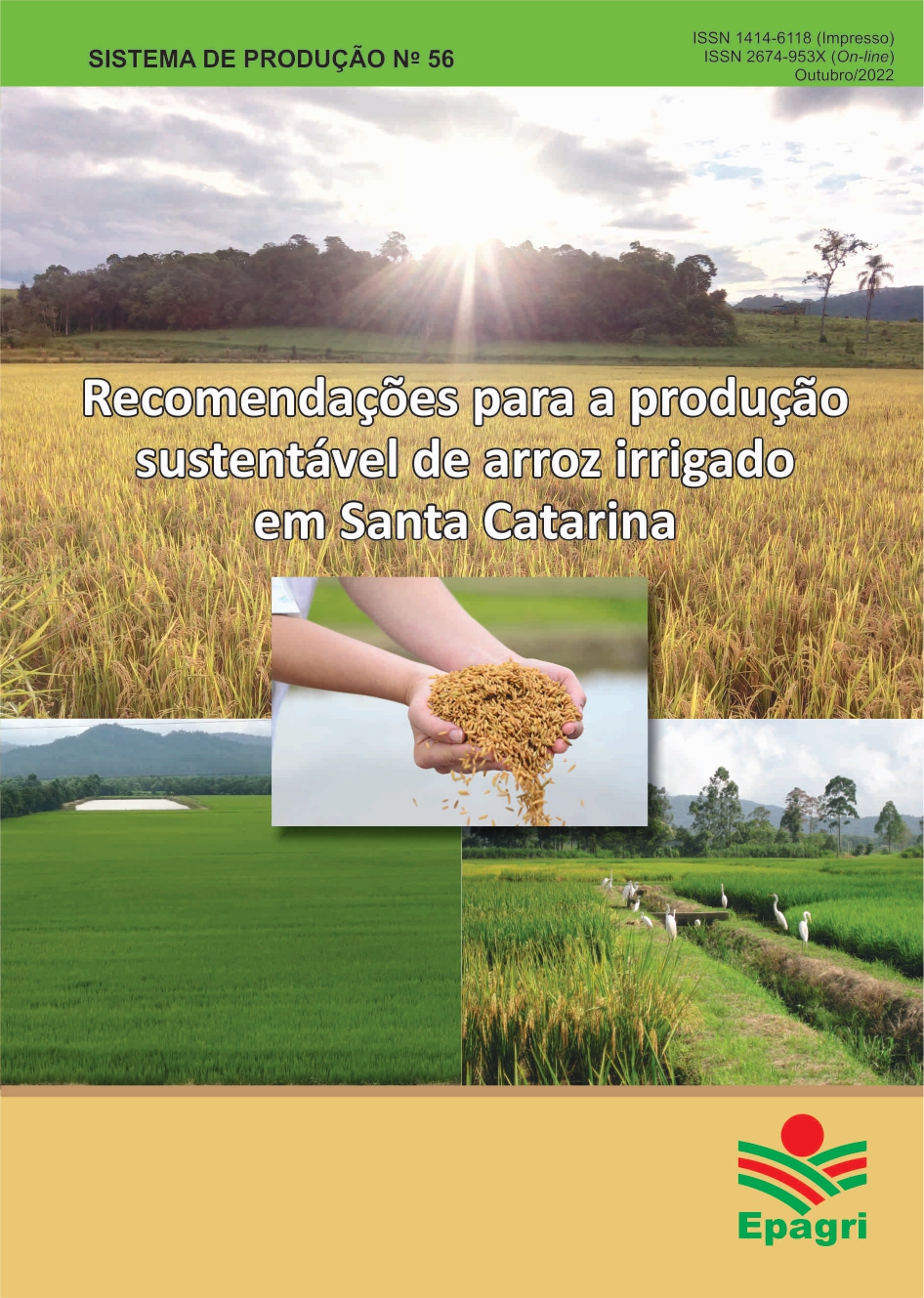 					Visualizar n. 56 (2022): Recomendações para a produção de arroz irrigado em Santa Catarina
				